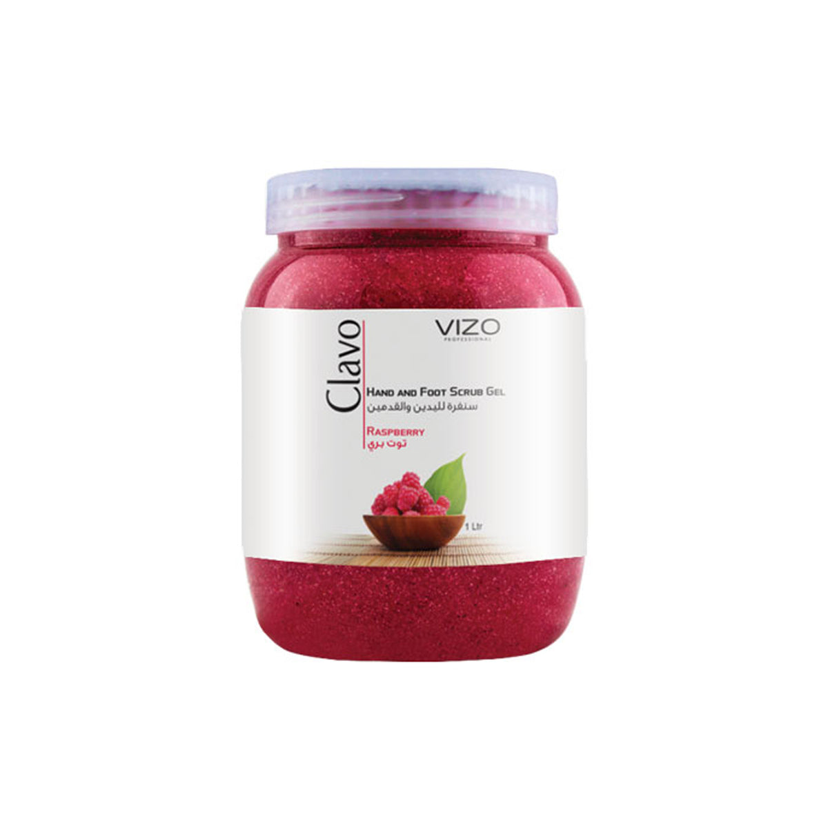 Buy Now Vizo Clavo Hand & Foot Scrub Gel Raspberry 1000ml Body Care