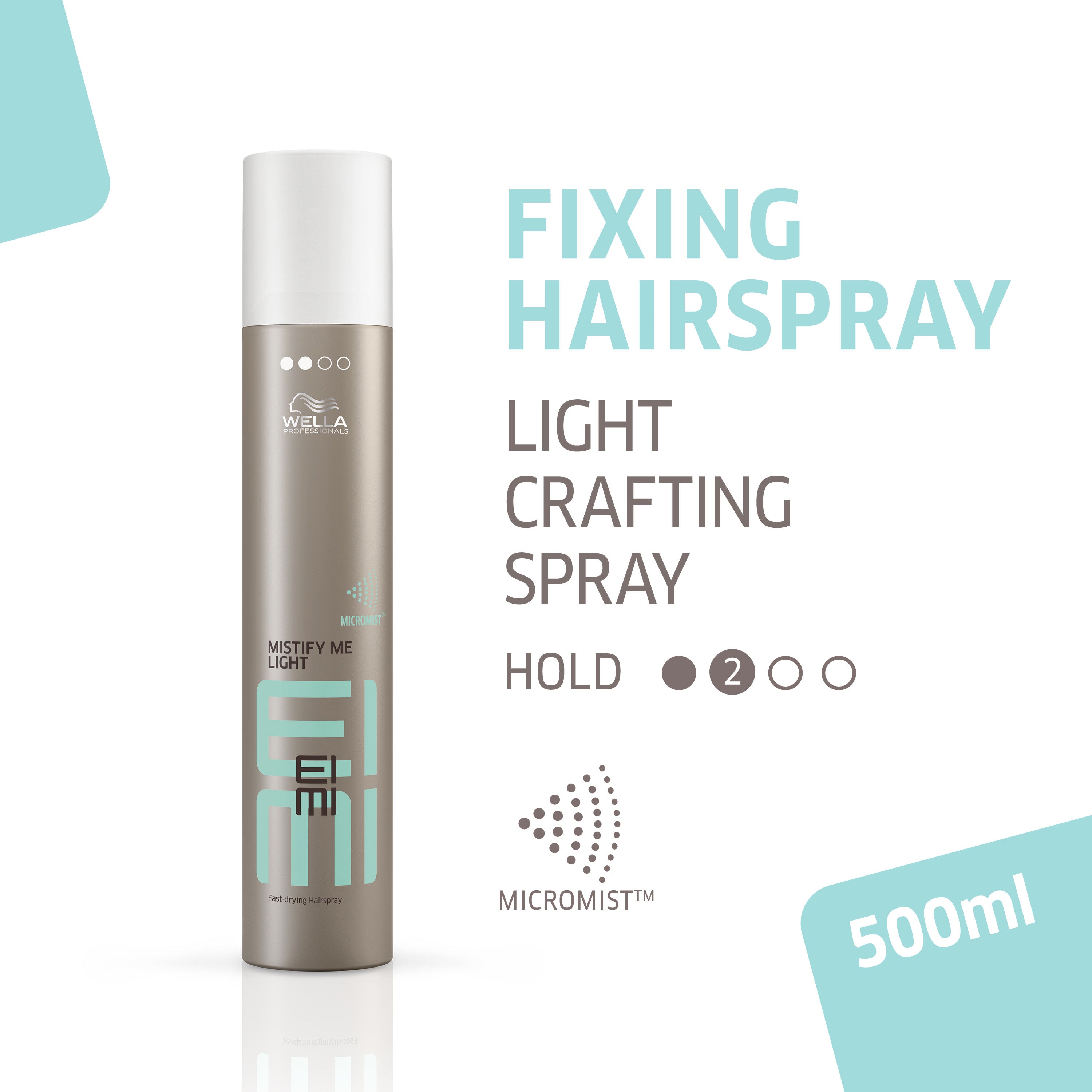 Eimi Mistify Me Light Hold Fast Drying Hair Spray 500ml