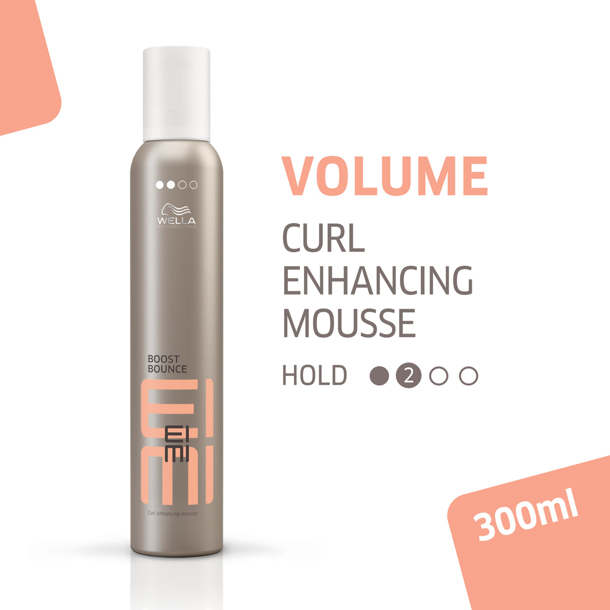 Eimi Boost Bounce Volume & Curl Enhancing Mousse Light Hold 300ml