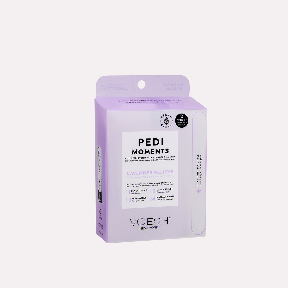 Pedi Moments 4 Steps - Lavender Relieve Kit (2sets)