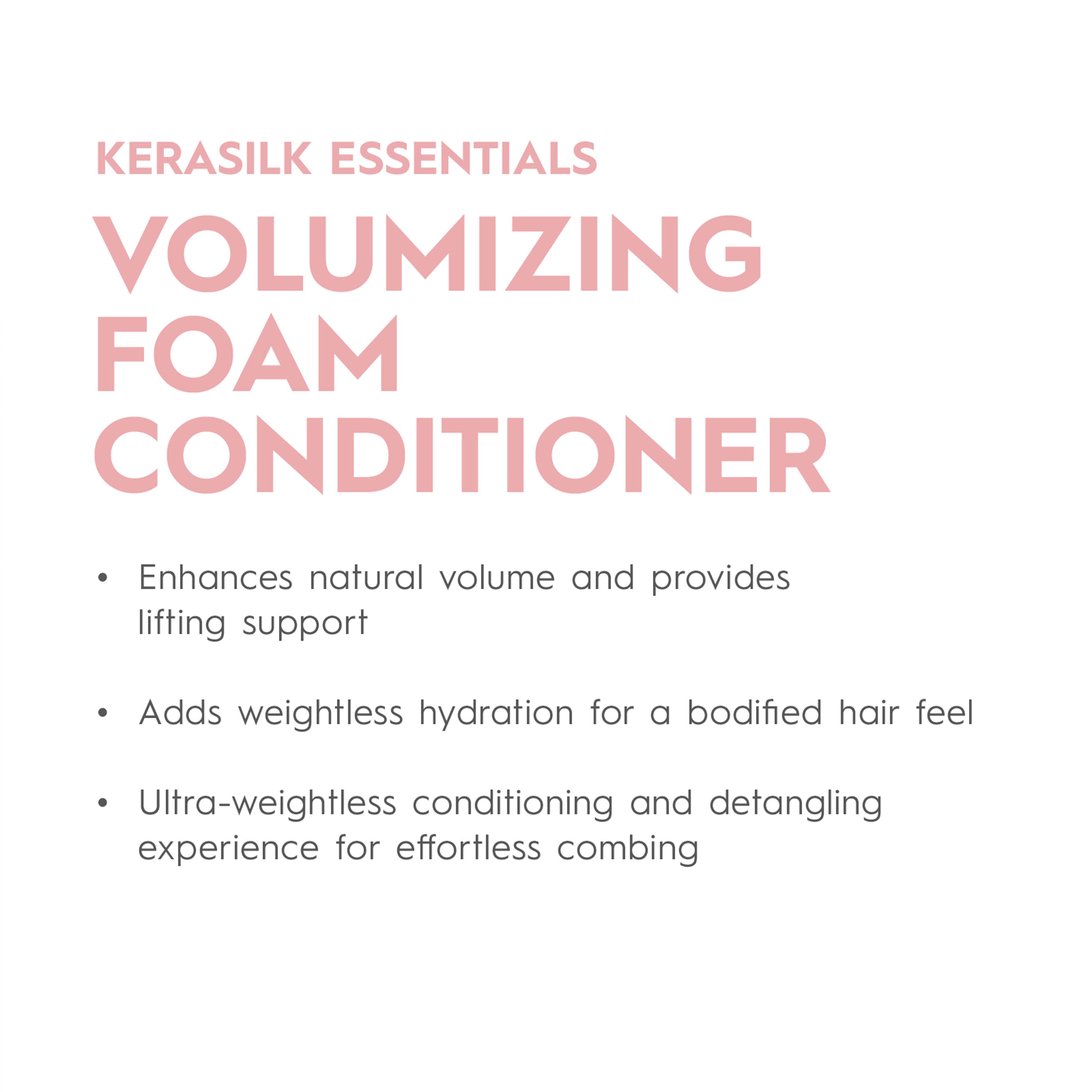 Essentials Volumising Foam Conditioner 150ml
