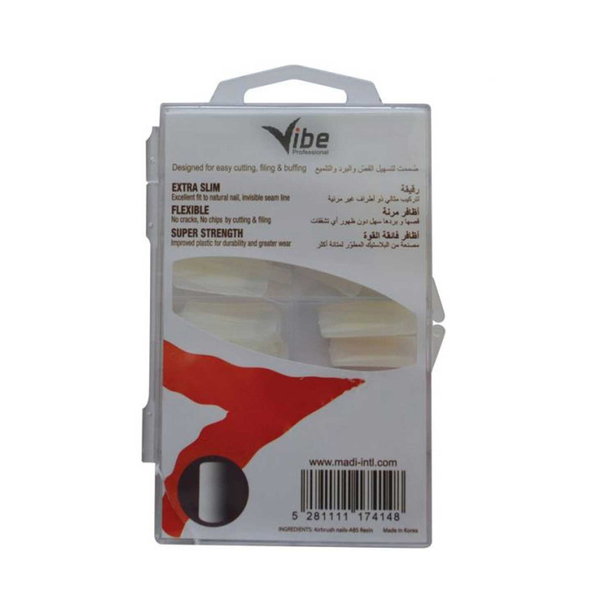 Professional Perfect Square Nail Tips Natural