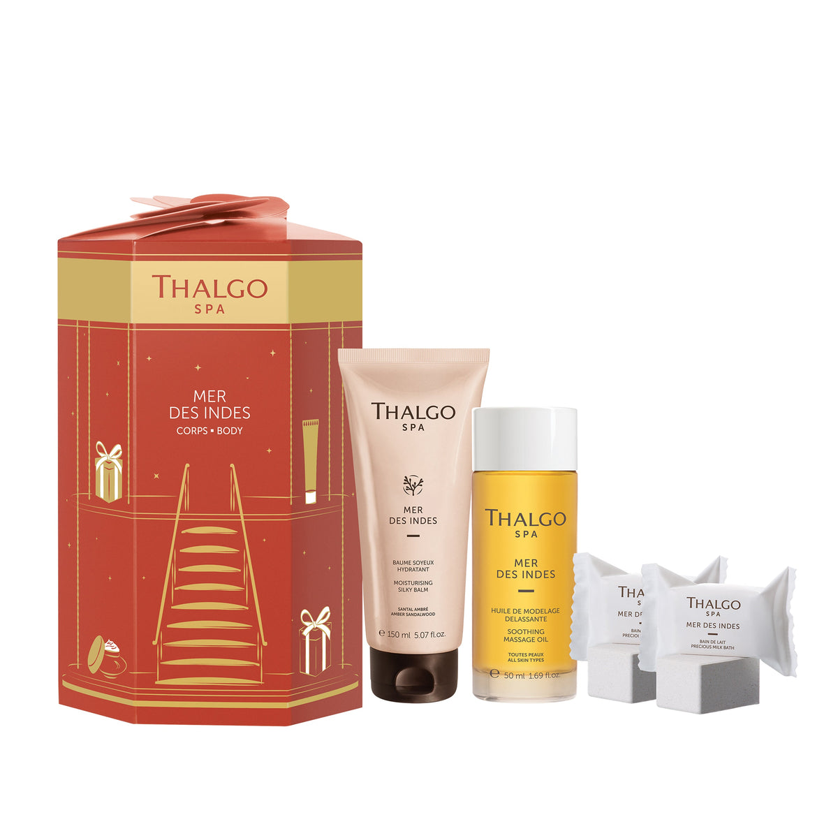 Mer Des Indes Kiosk Gift Set - Body Routine Inspired by Ayurveda