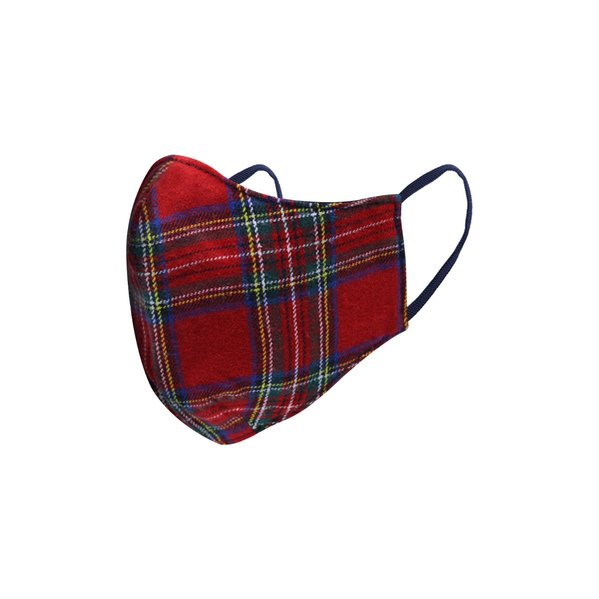 Professional Red Checks Denim Washable Face Mask