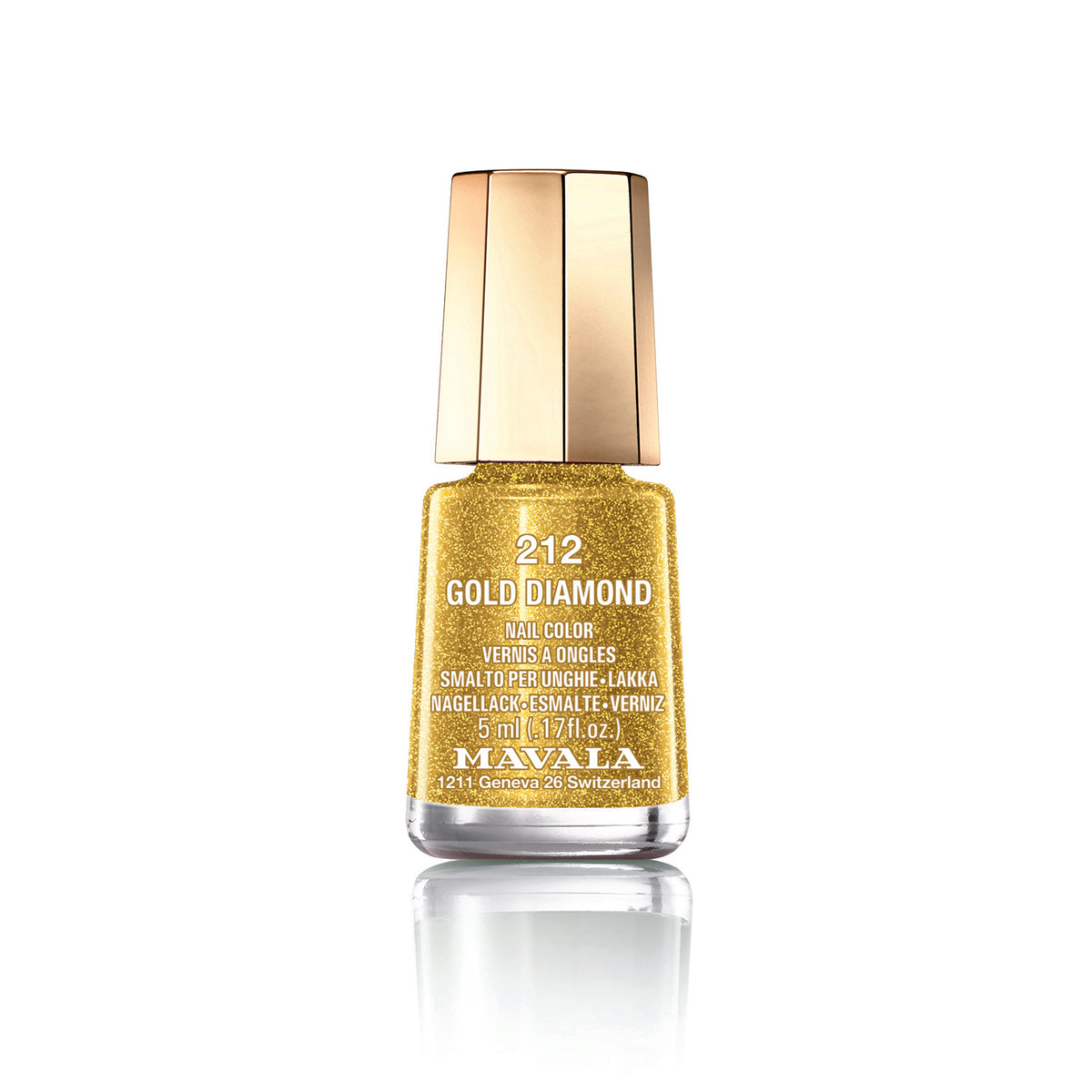 Nail Polish - Gold Diamond 5ml