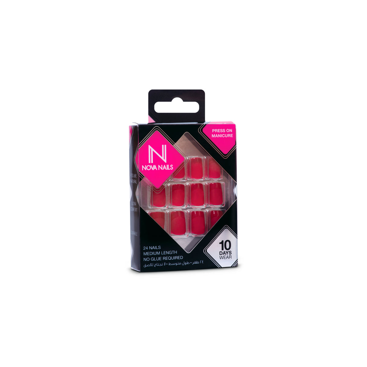 Press On Nails - Matte Red