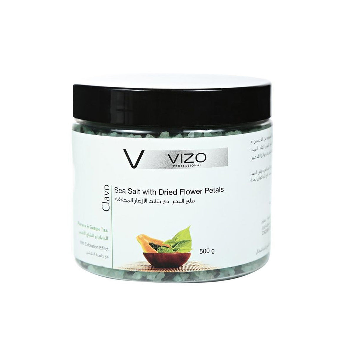 Clavo Sea Salt Papaya & Green Tea 500g