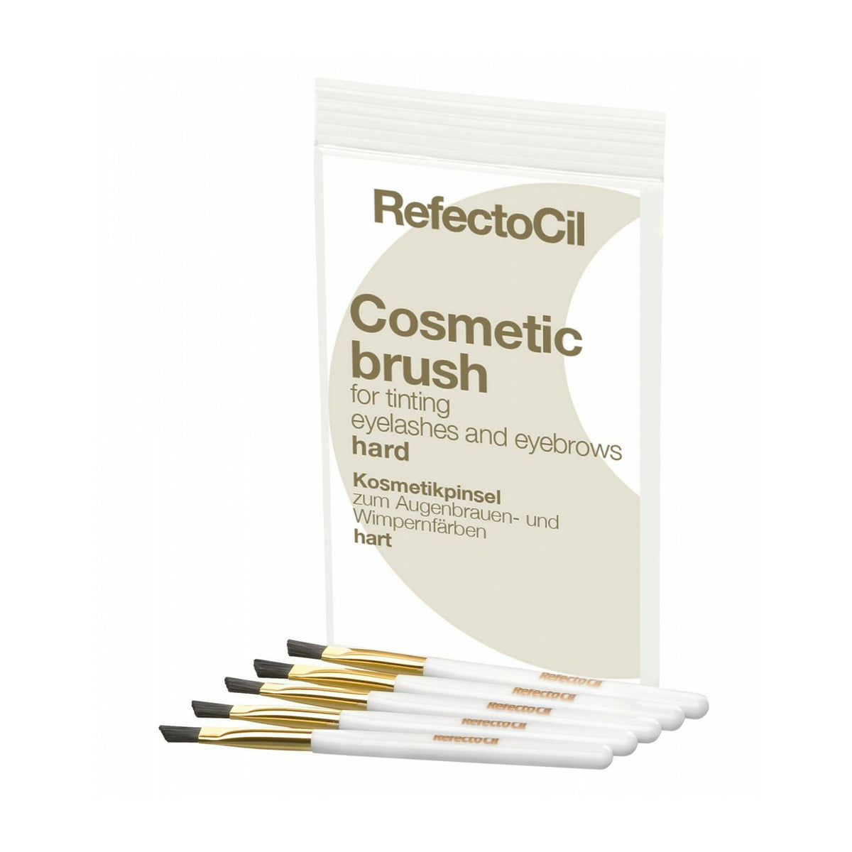 Cosmetic Brush Gold Hard 5pcs
